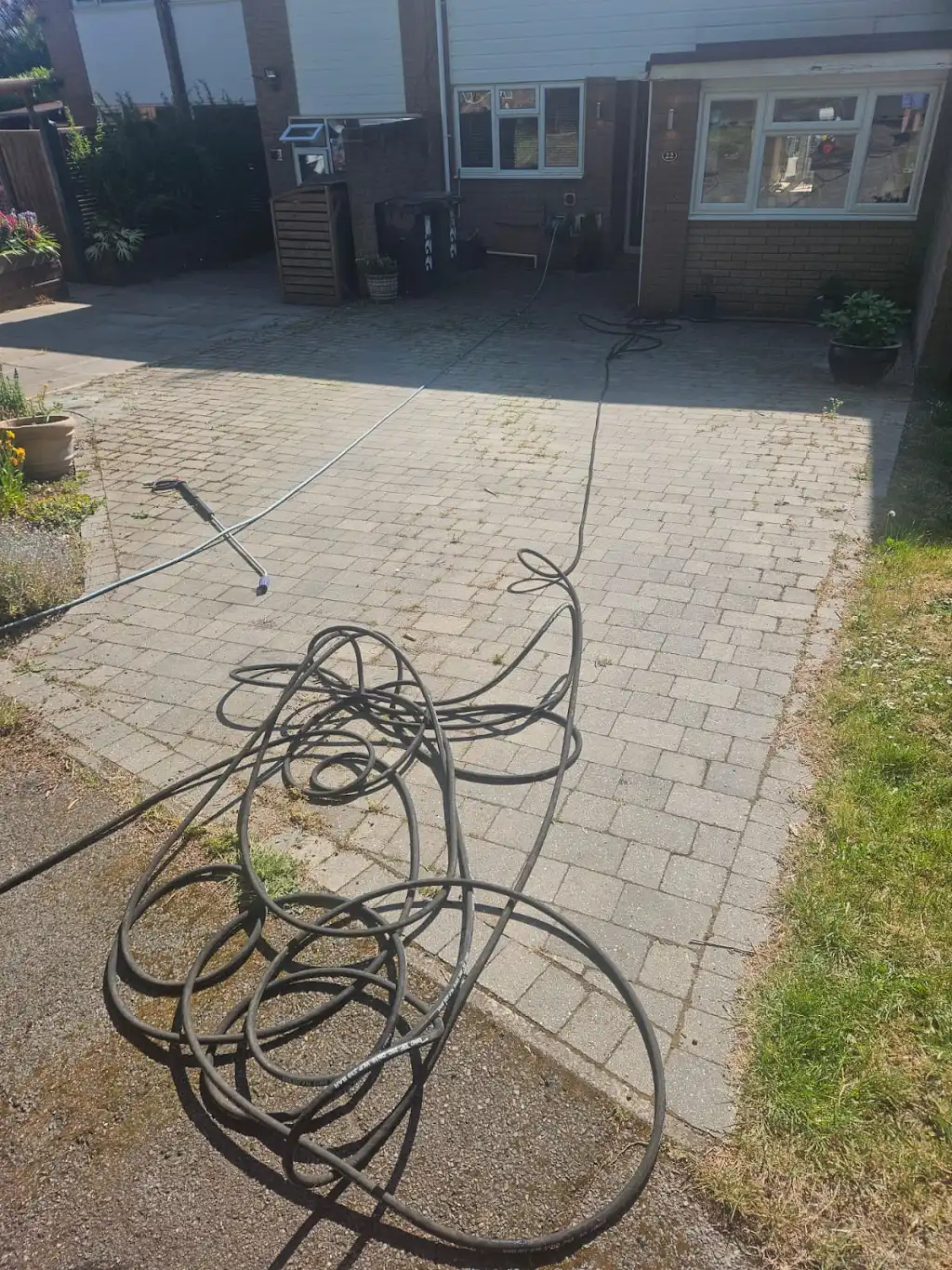 jet washing contractor harpenden